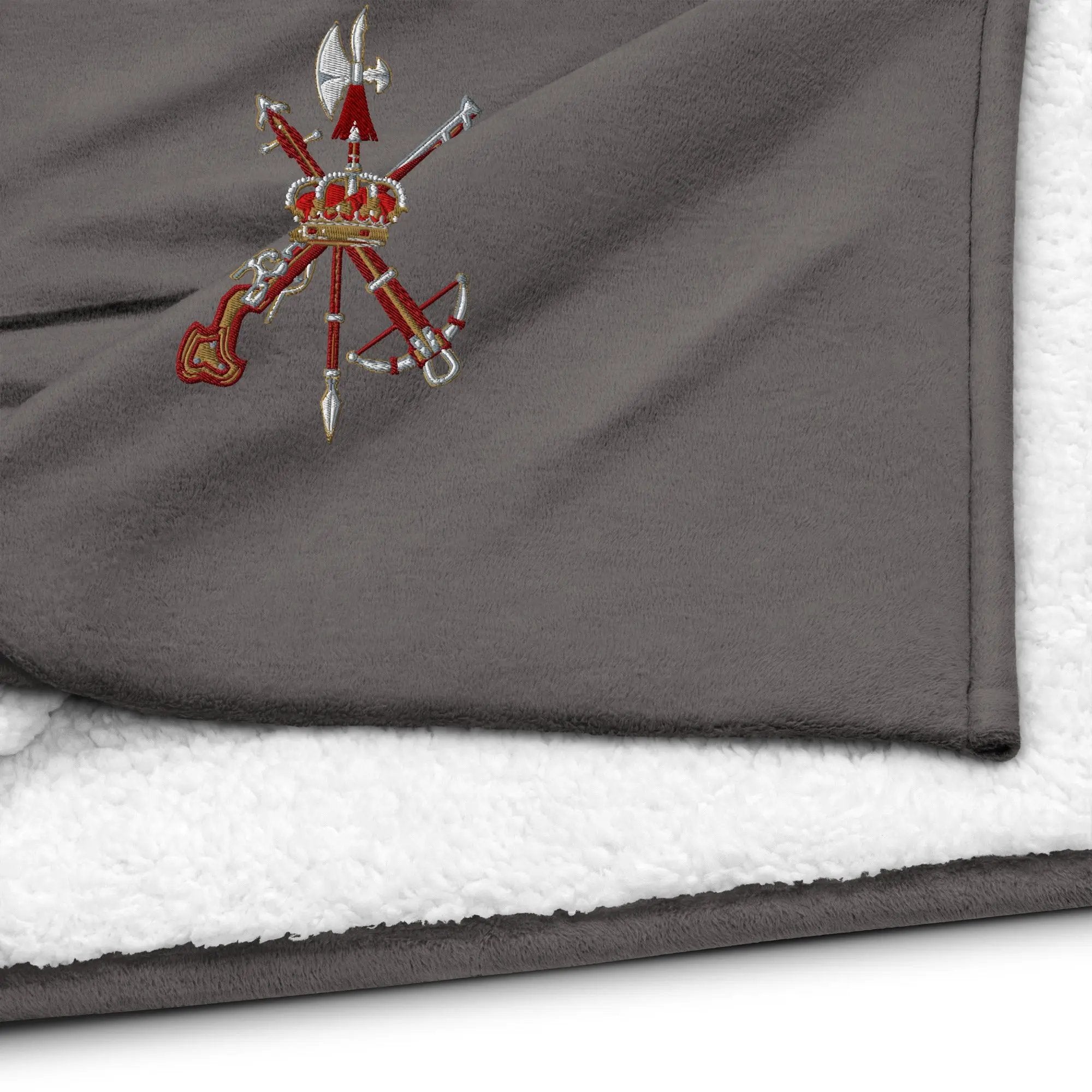 Comprar Manta borreguillo premium Legión española La Flamenca de Borgoña Bandera España