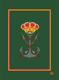 Comprar Manta polar Infantería de Marina (II) Bandera España Bandera España La Flamenca de Borgoña Patricia Muñoz VOX