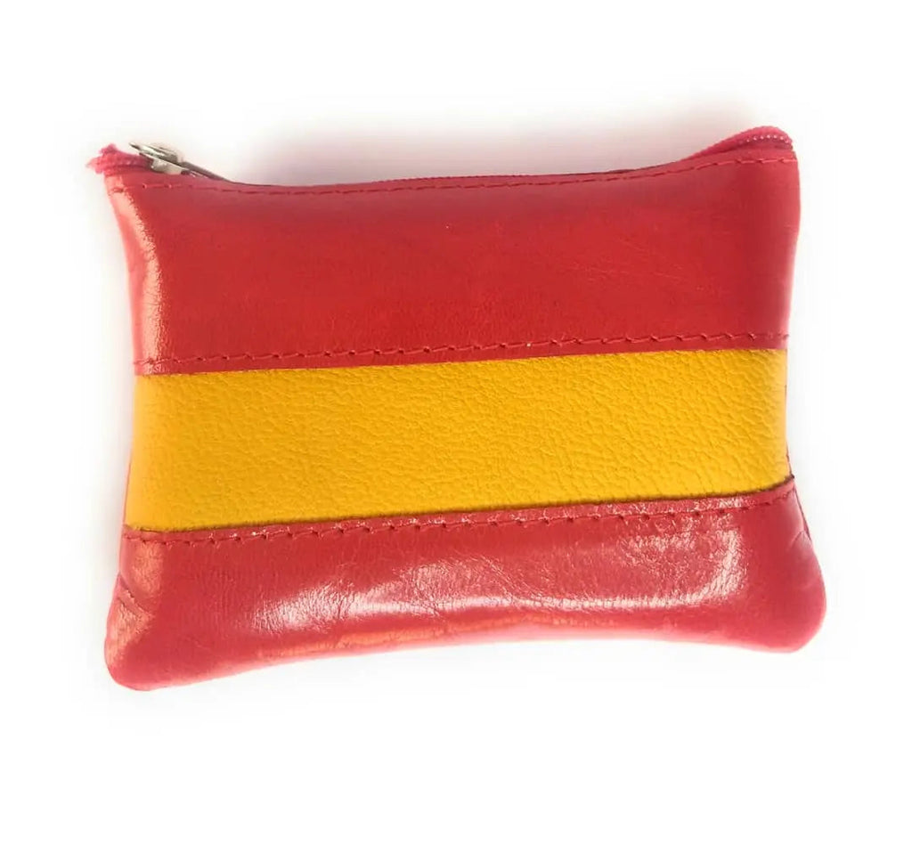 Comprar Monedero piel Bandera de España Bandera España La Flamenca de Borgoña Patricia Muñoz VOX
