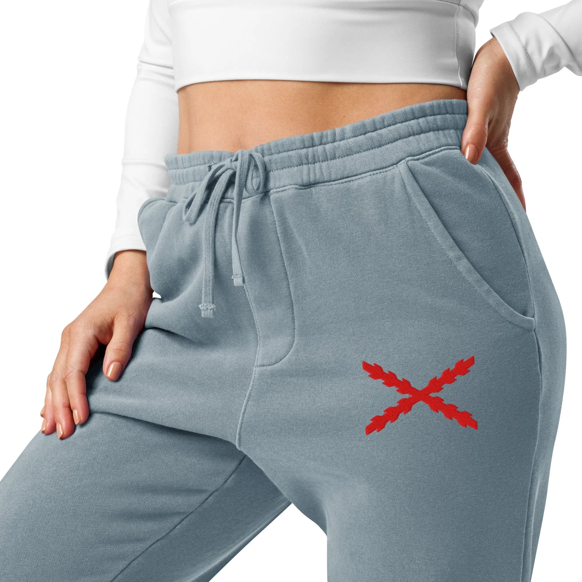 Comprar Pantalón de deporte teñido unisex Cruz de Borgoña La Flamenca de Borgoña Bandera España
