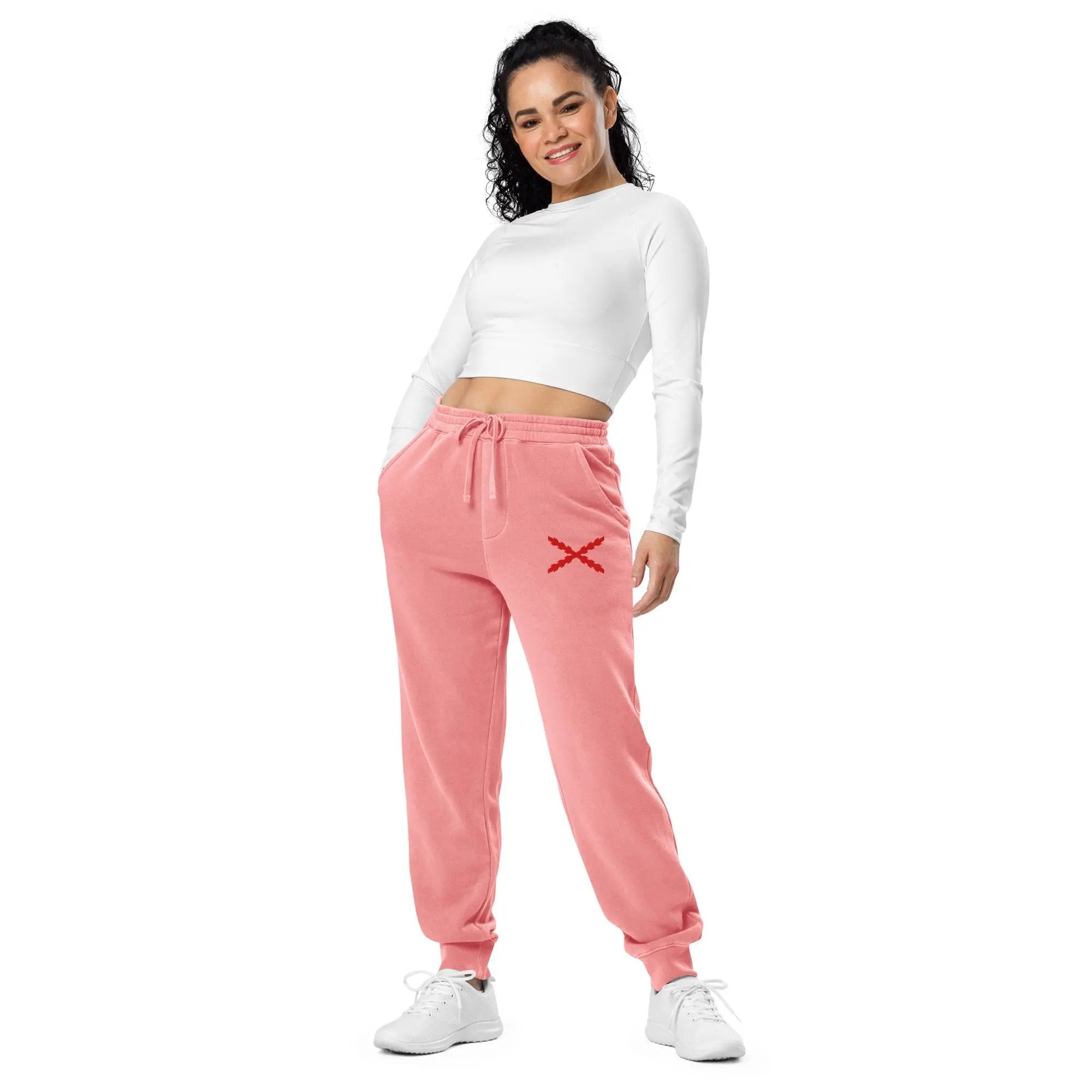 Comprar Pantalón de deporte teñido unisex Cruz de Borgoña La Flamenca de Borgoña Bandera España