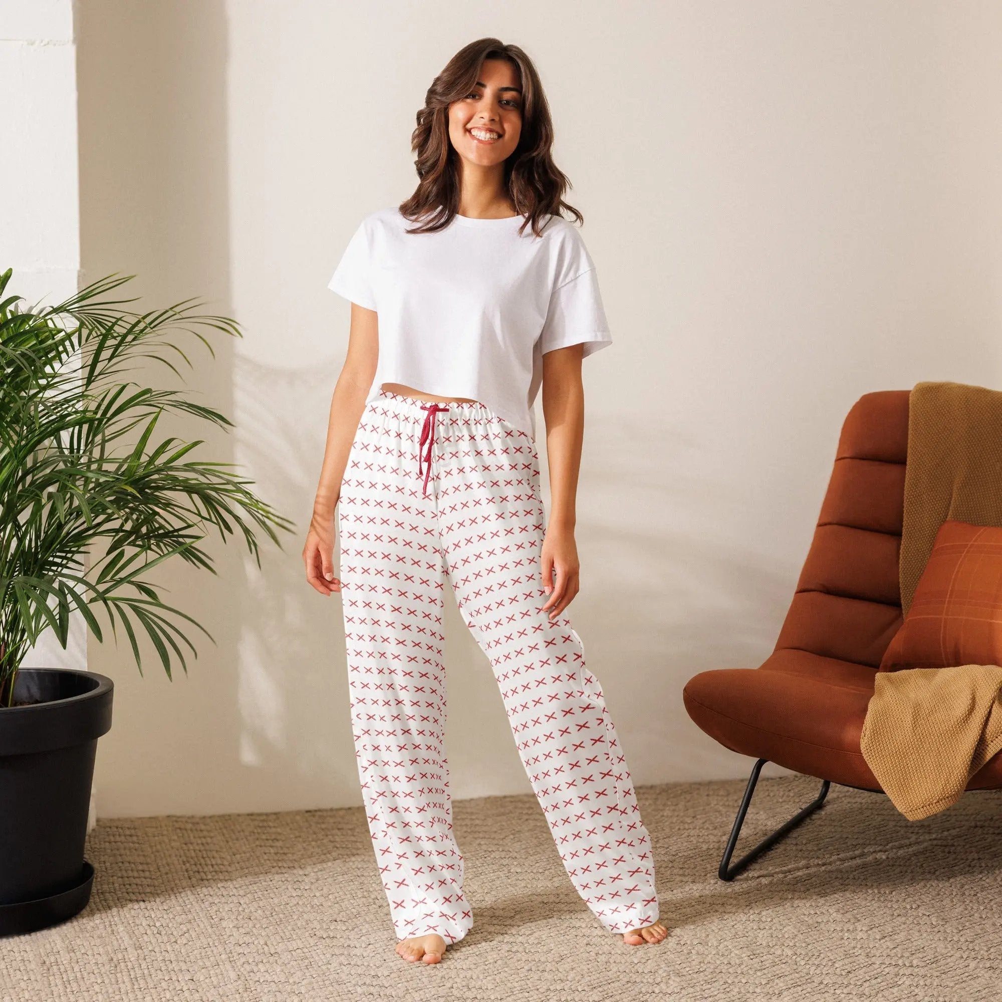 Comprar Pantalón de pijama  Cruz de Borgoña con ribete La Flamenca de Borgoña Bandera España