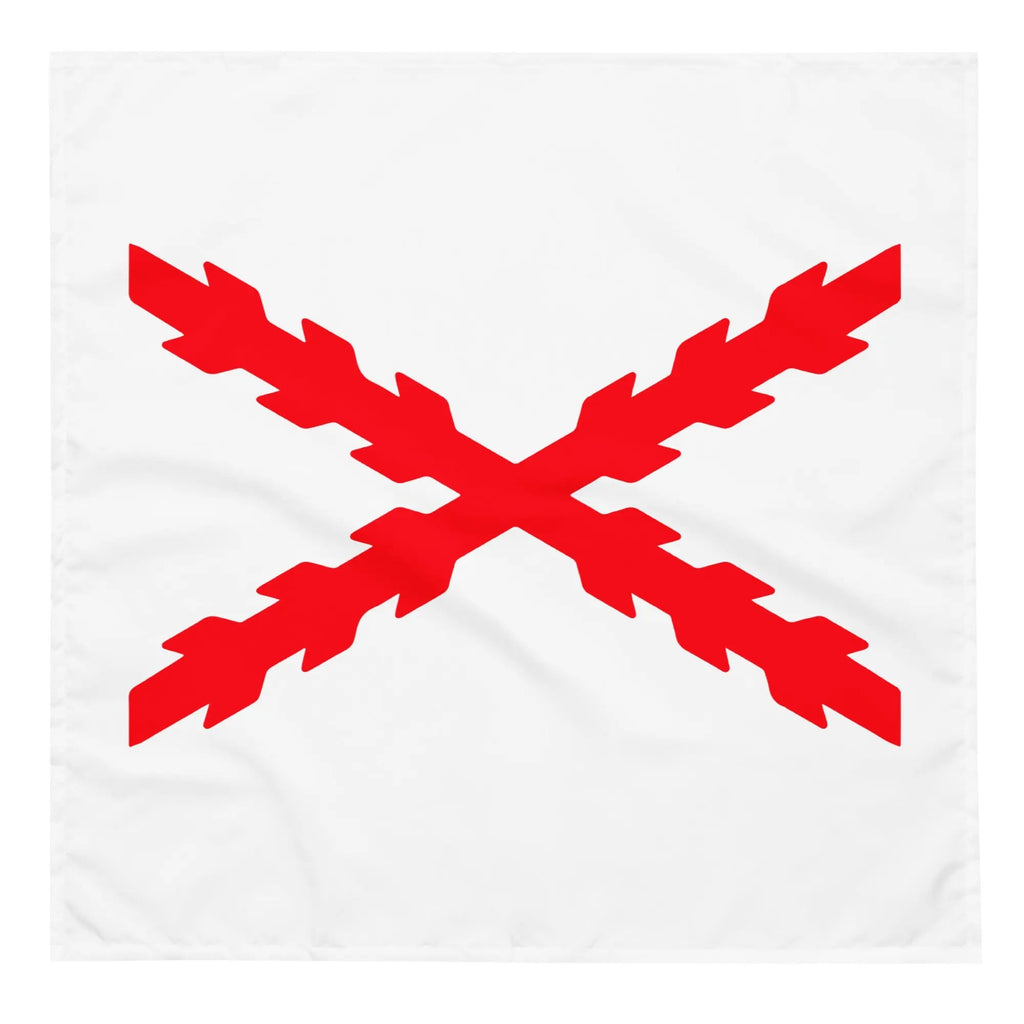 Comprar Pañuelo Cruz de Borgoña Bandera España La Flamenca de Borgoña Patricia Muñoz VOX