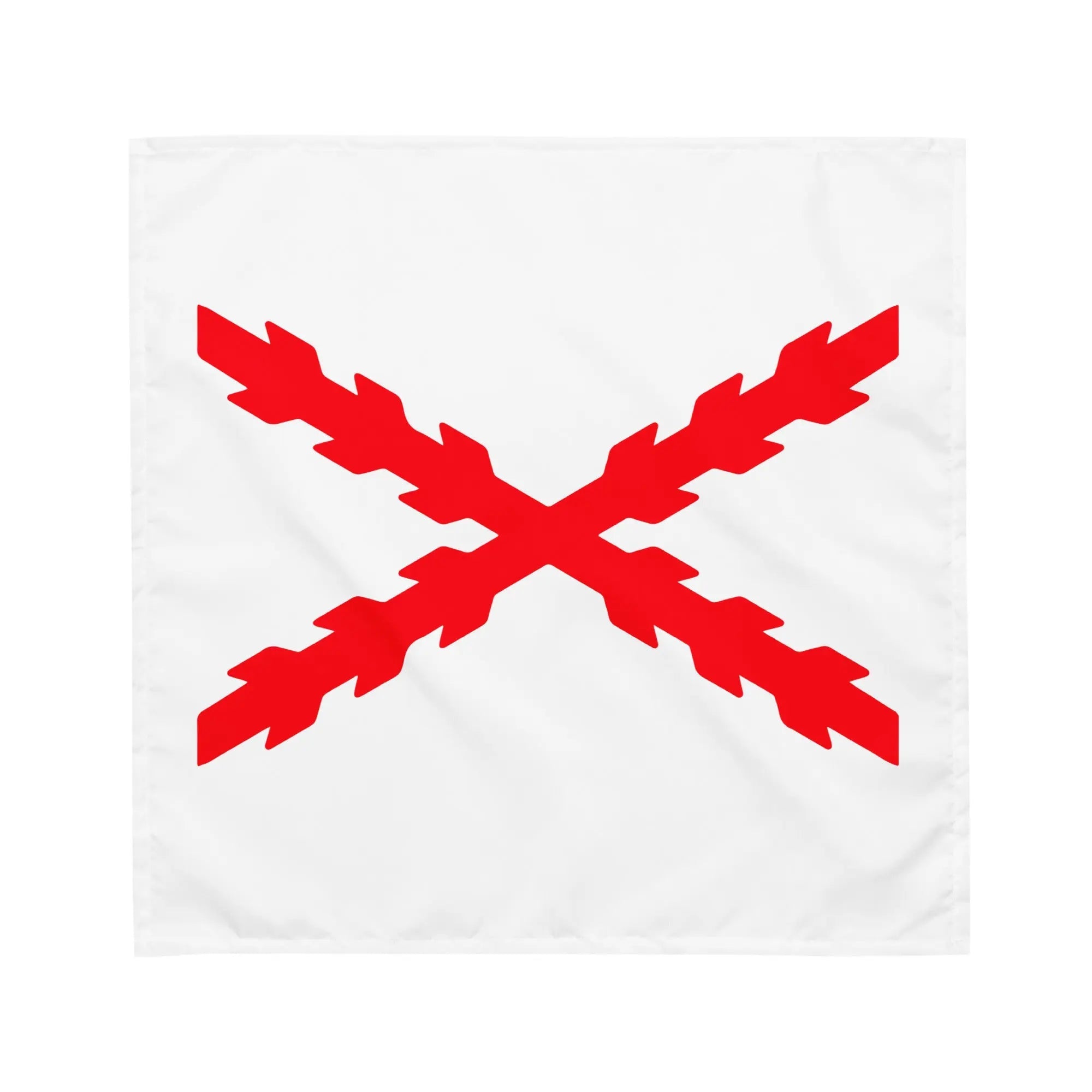 Comprar Pañuelo Cruz de Borgoña Bandera España La Flamenca de Borgoña Patricia Muñoz VOX