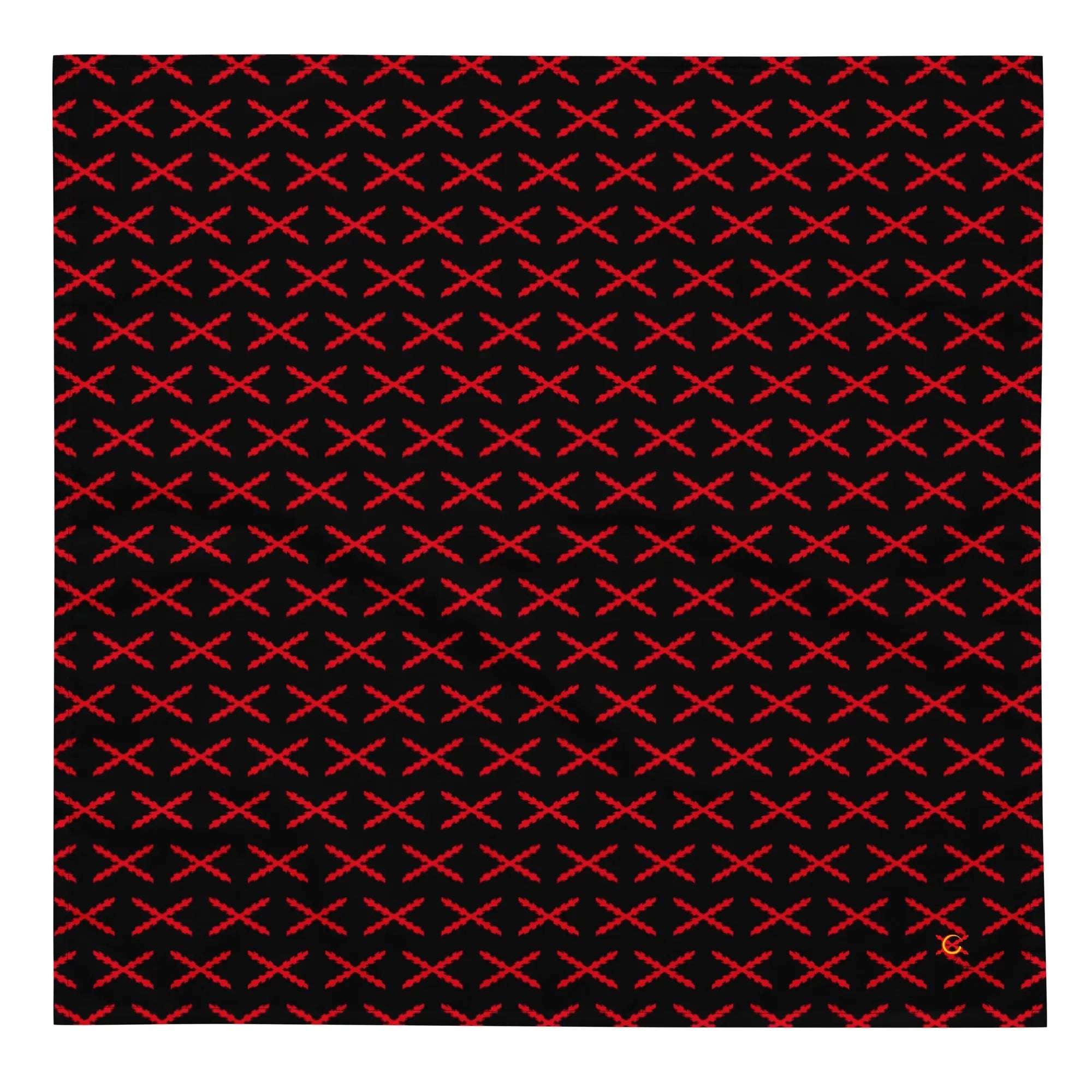 Comprar Pañuelo Cruz de Borgoña negro Bandera España La Flamenca de Borgoña Patricia Muñoz VOX