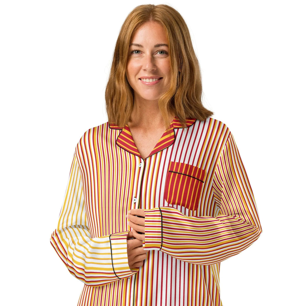 Comprar Pijama de manga larga Líneas La Flamenca de Borgoña Bandera España