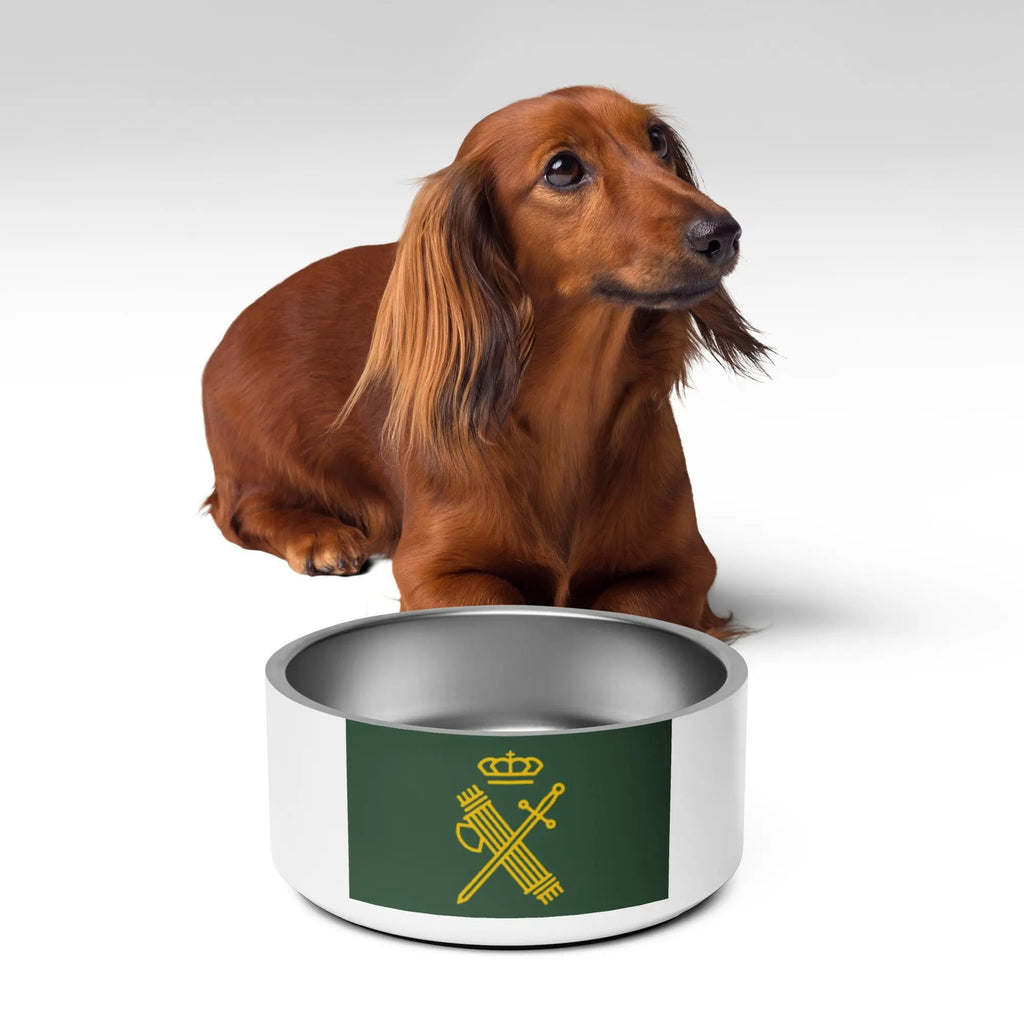 Comprar Plato Guardia Civil para mascota Bandera España La Flamenca de Borgoña Patricia Muñoz VOX