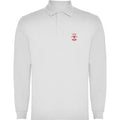Comprar Polo Falange blanco manga larga hombre Bandera España La Flamenca de Borgoña Patricia Muñoz VOX