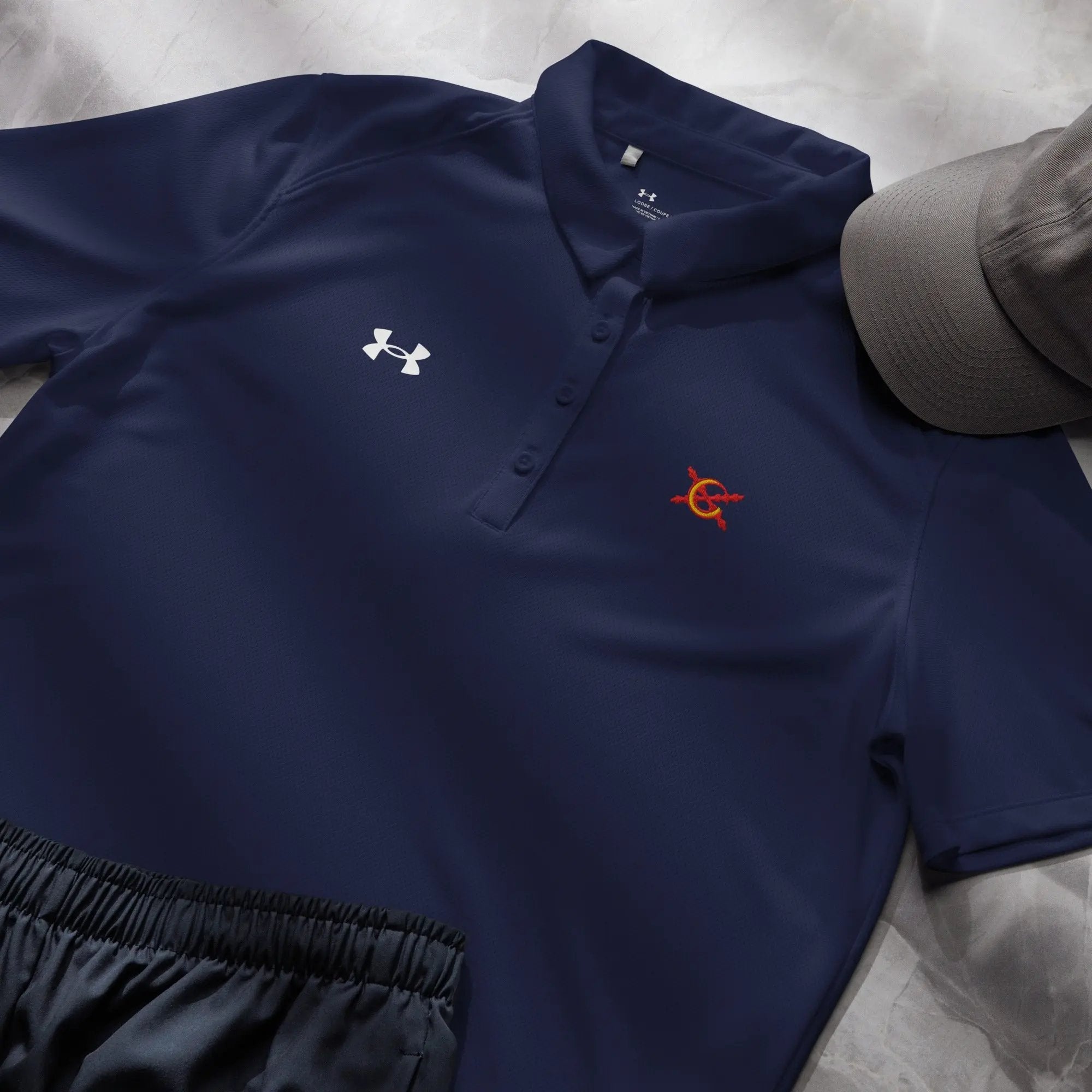 Comprar Polo Under Armour® para mujer La Flamenca de Borgoña La Flamenca de Borgoña Bandera España
