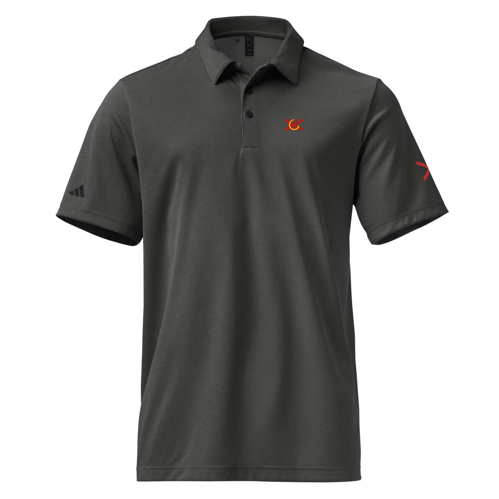 Comprar Polo adidas Space-Dyed "Ser español es un Honor" La Flamenca de Borgoña Bandera España