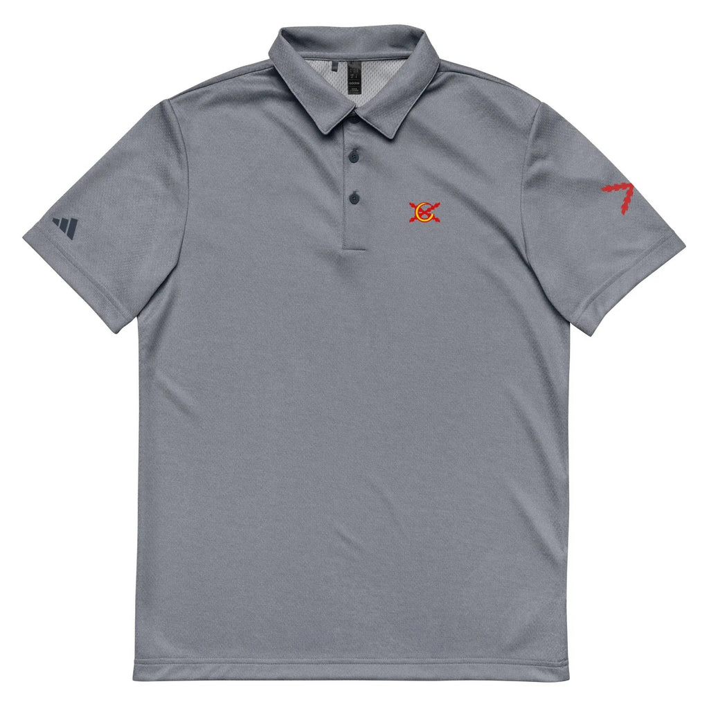 Comprar Polo adidas Space-Dyed "Ser español es un Honor" La Flamenca de Borgoña Bandera España