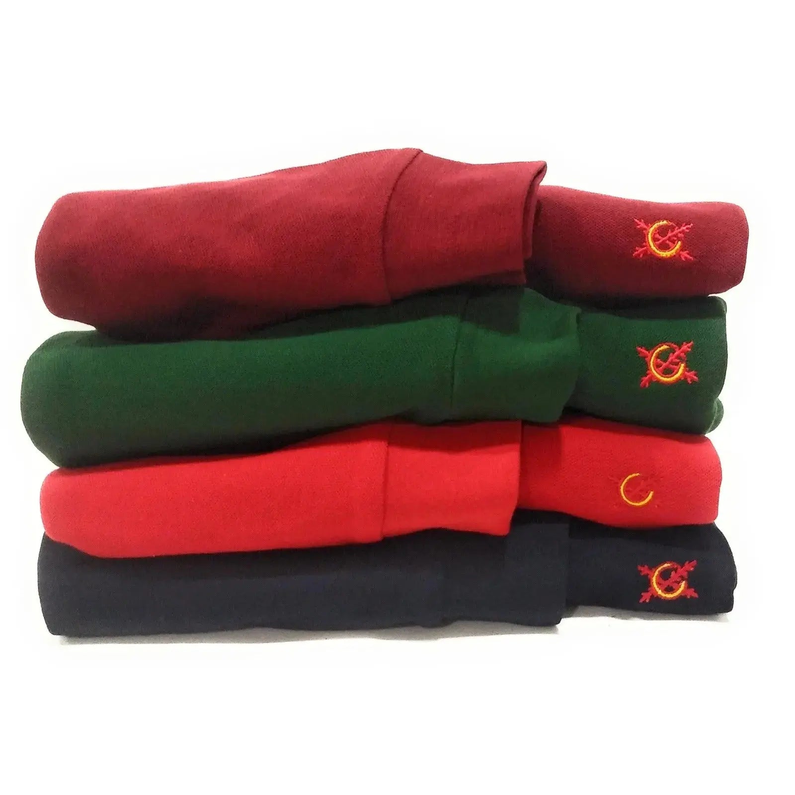 Comprar Polo azul marino manga larga hombre Bandera España La Flamenca de Borgoña Patricia Muñoz VOX