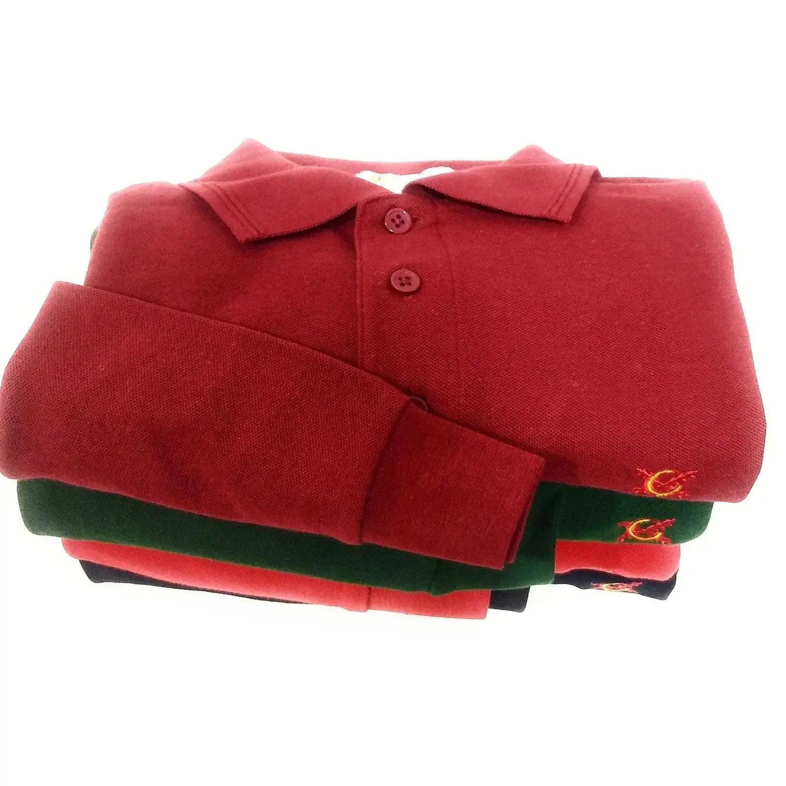 Comprar Polo azul marino manga larga hombre Bandera España La Flamenca de Borgoña Patricia Muñoz VOX