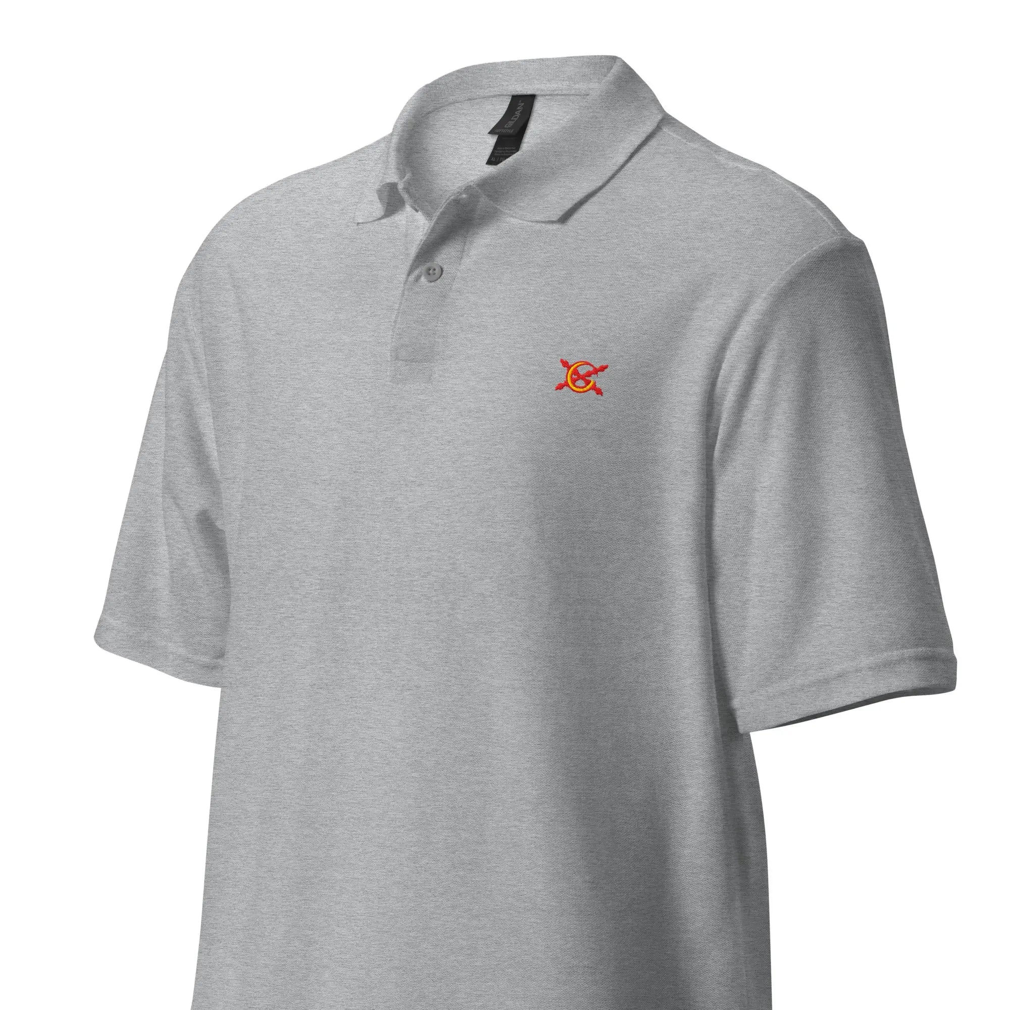 Comprar Polo de piqué unisex La Flamenca de Borgoña, Bandera de España, Cruz de Borgoña, Patricia Muñoz, VOX