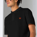Comprar Polo de piqué unisex La Flamenca de Borgoña, Bandera de España, Cruz de Borgoña, Patricia Muñoz, VOX