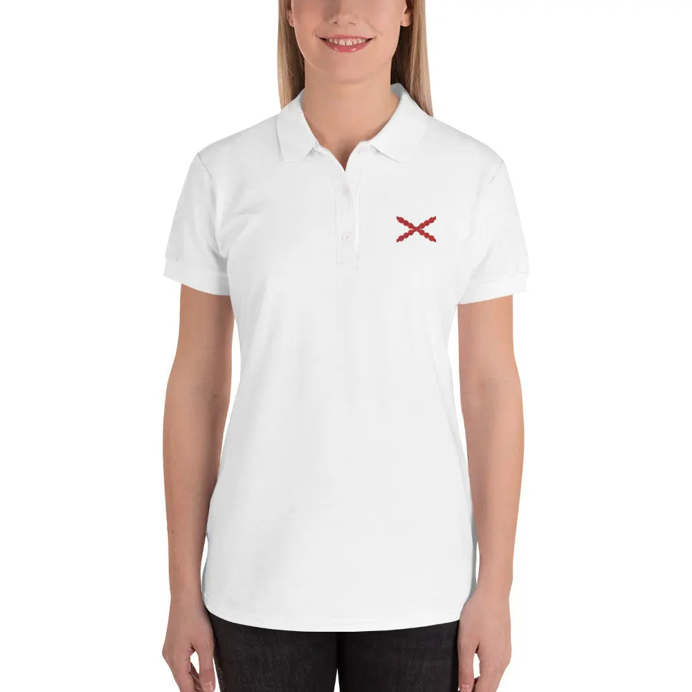 Comprar Polo mujer Cruz de Borgoña Bandera España La Flamenca de Borgoña Patricia Muñoz VOX