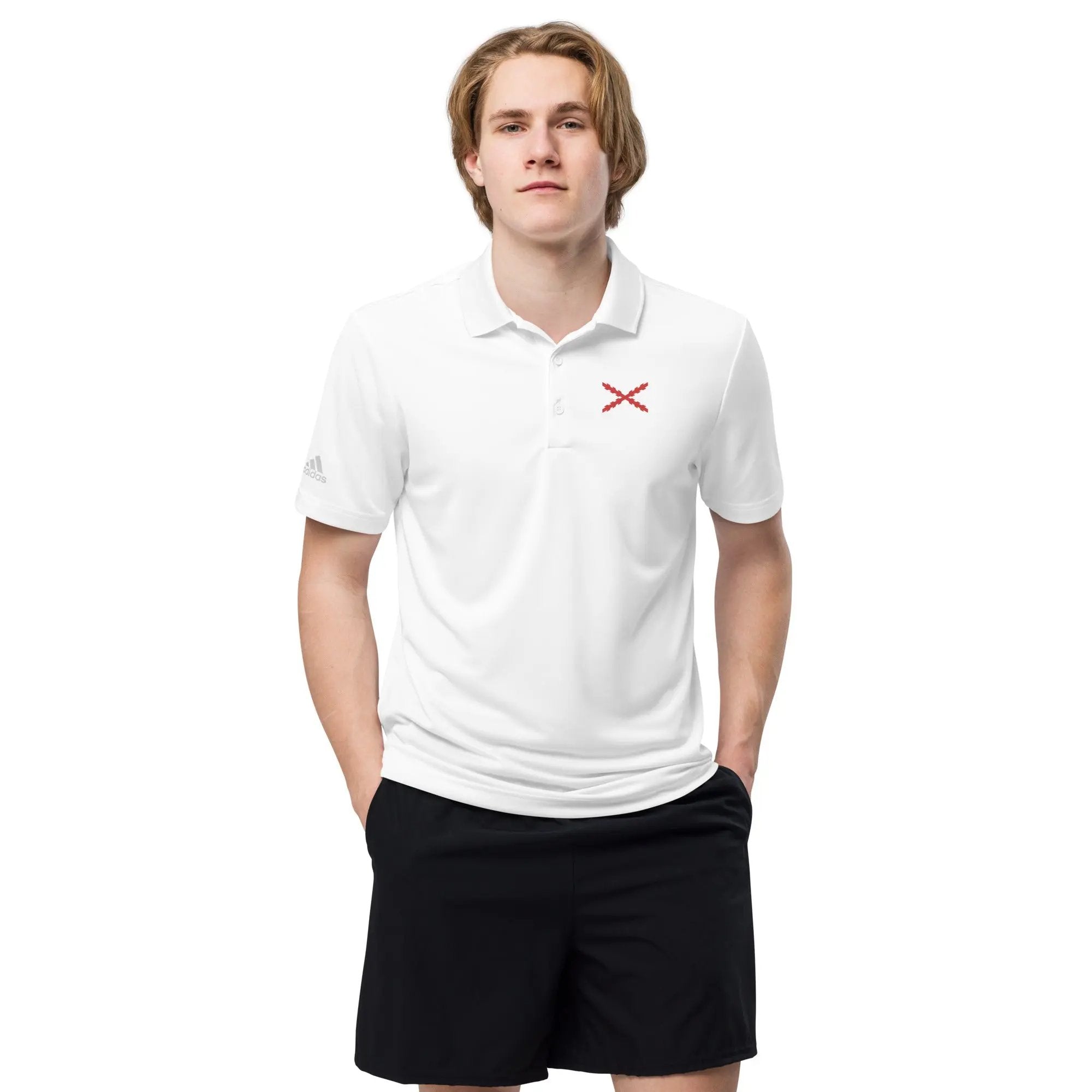 Comprar Polo premium adidas Cruz de Borgoña La Flamenca de Borgoña Bandera España