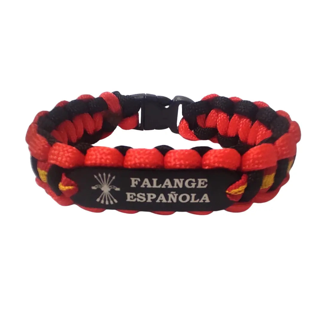 Pulsera paracord Falange Española Bandera España