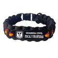 Pulsera paracord Guardia Civil Fiscal y Fronteras  Bandera España