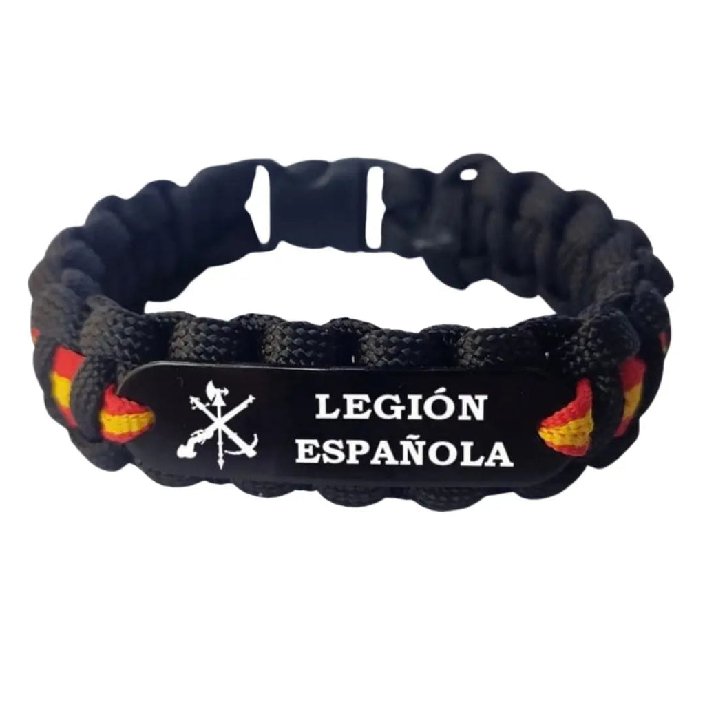Pulsera paracord Legión Española Bandera España
