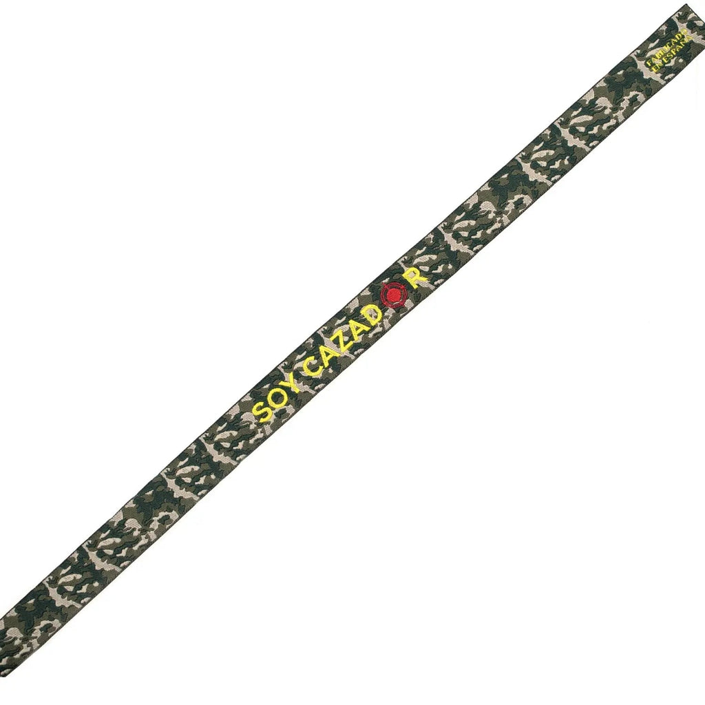 Comprar Pulsera tela SOY CAZADOR camuflaje Bandera España La Flamenca de Borgoña Patricia Muñoz VOX
