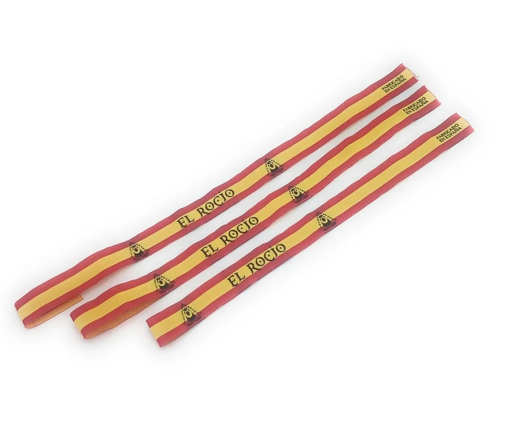 Comprar Pulsera tela Virgen del Rocío Bandera España Bandera España La Flamenca de Borgoña Patricia Muñoz VOX