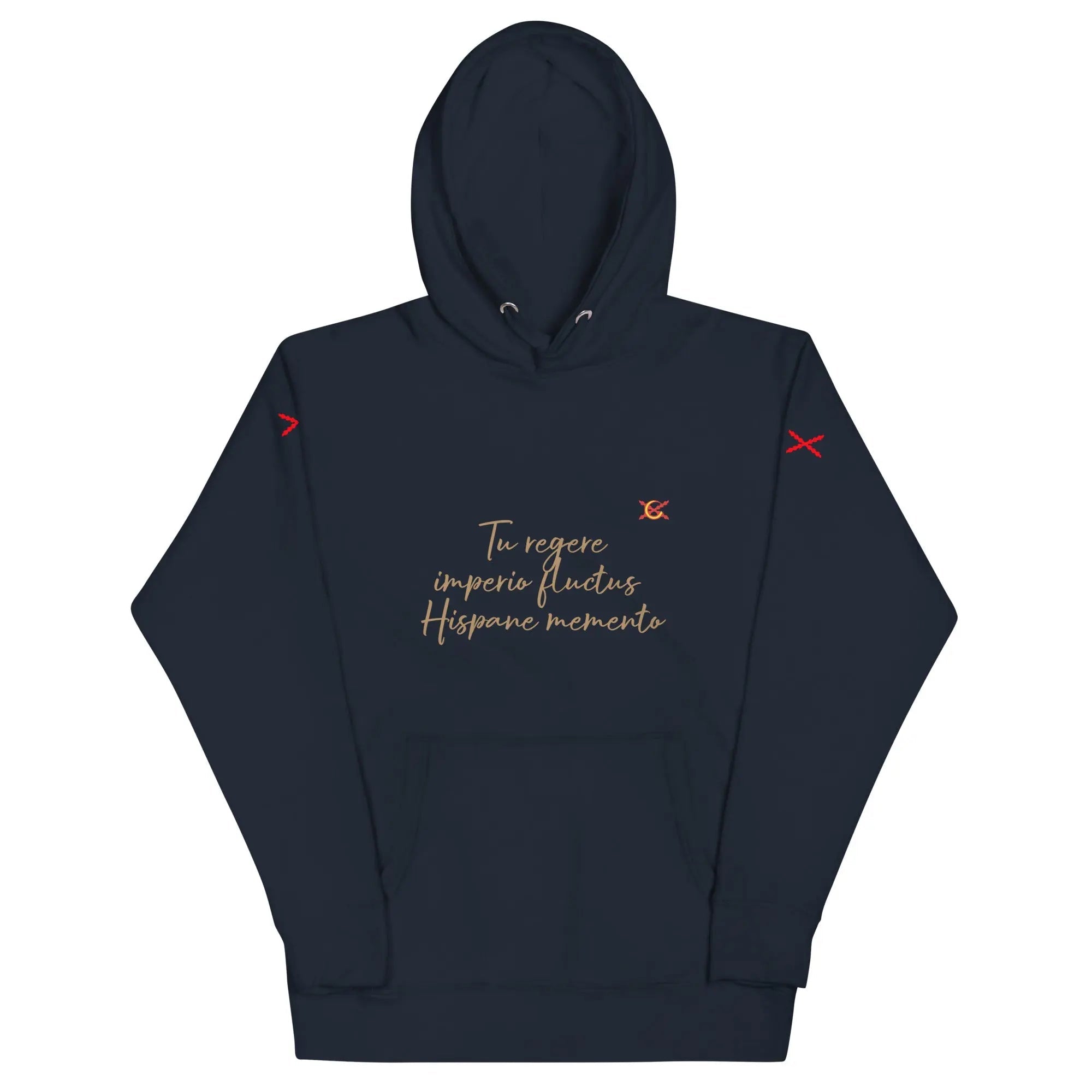 Comprar Sudadera Aspa de Borgoña capucha unisex Bandera España La Flamenca de Borgoña Patricia Muñoz VOX
