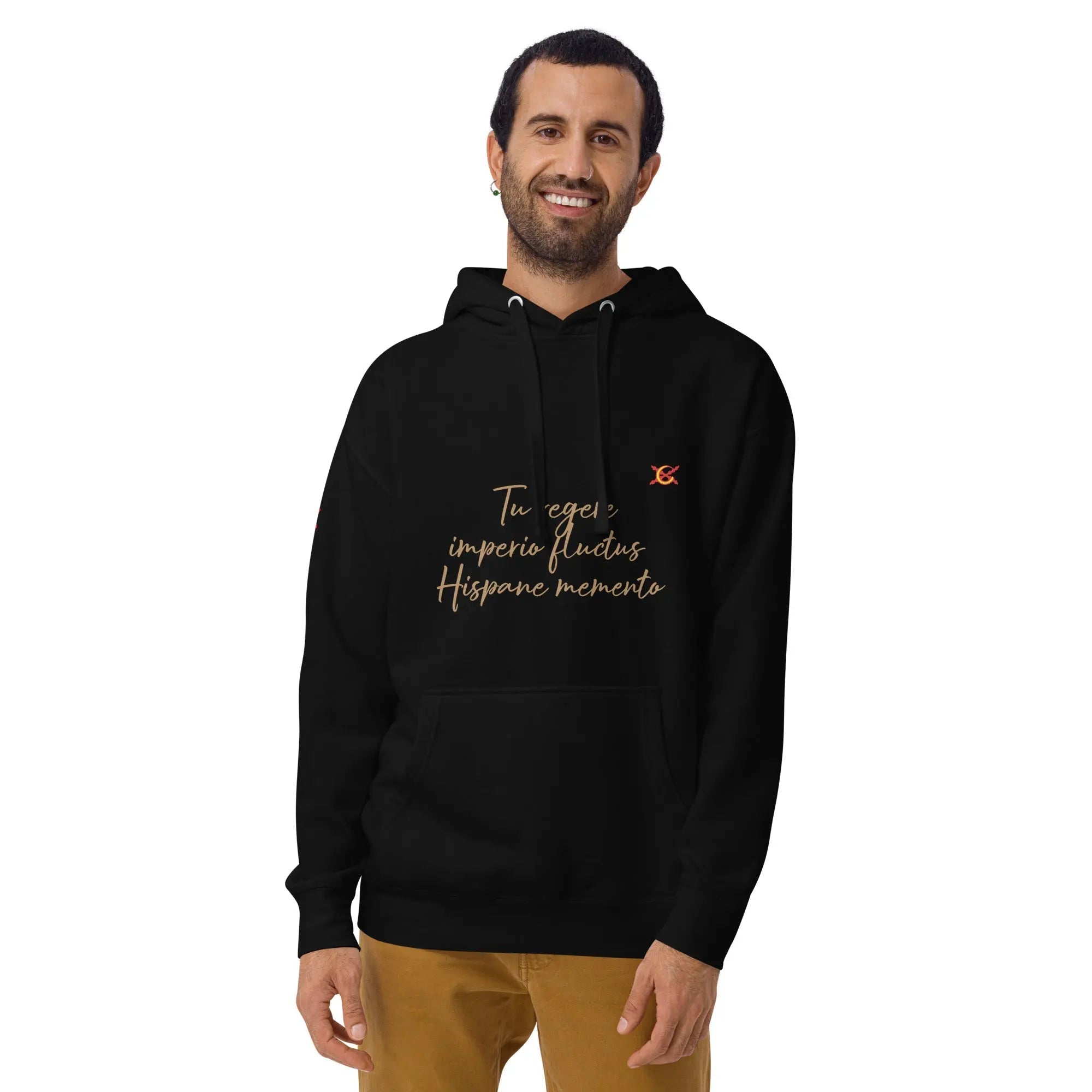 Comprar Sudadera Aspa de Borgoña capucha unisex Bandera España La Flamenca de Borgoña Patricia Muñoz VOX