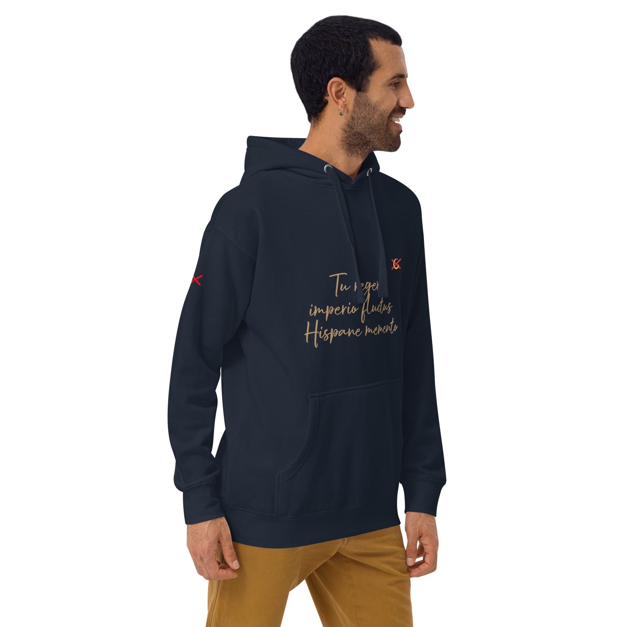 Comprar Sudadera Aspa de Borgoña capucha unisex Bandera España La Flamenca de Borgoña Patricia Muñoz VOX