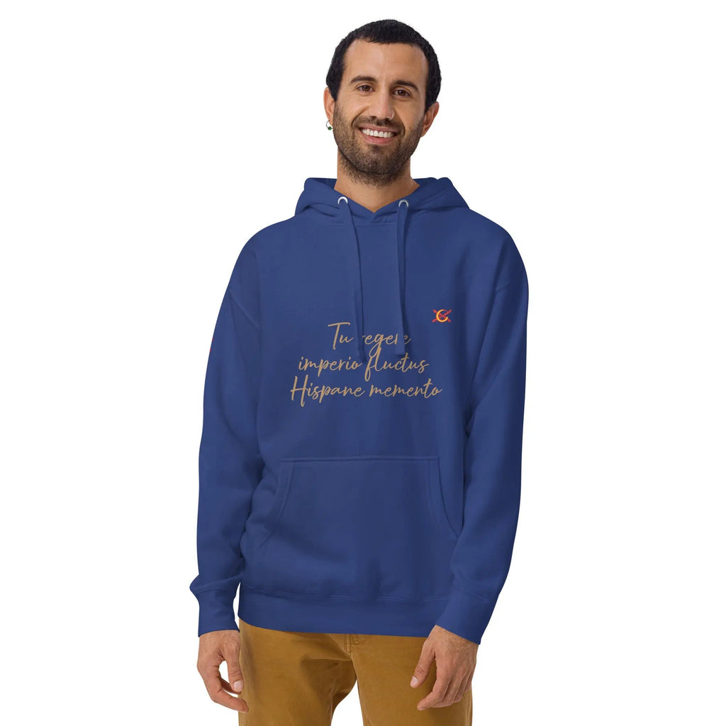 Comprar Sudadera Aspa de Borgoña capucha unisex Bandera España La Flamenca de Borgoña Patricia Muñoz VOX