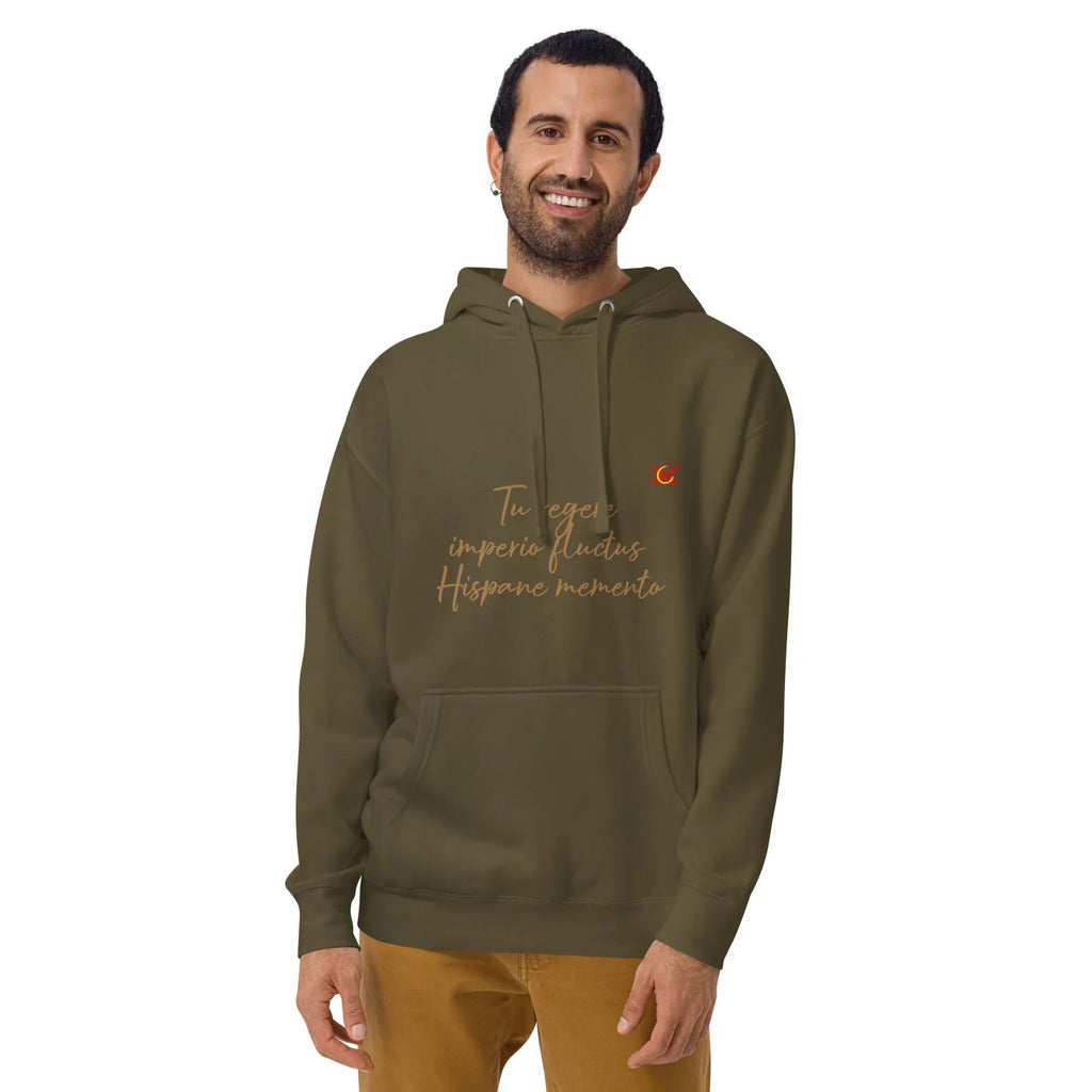 Comprar Sudadera Aspa de Borgoña capucha unisex Bandera España La Flamenca de Borgoña Patricia Muñoz VOX