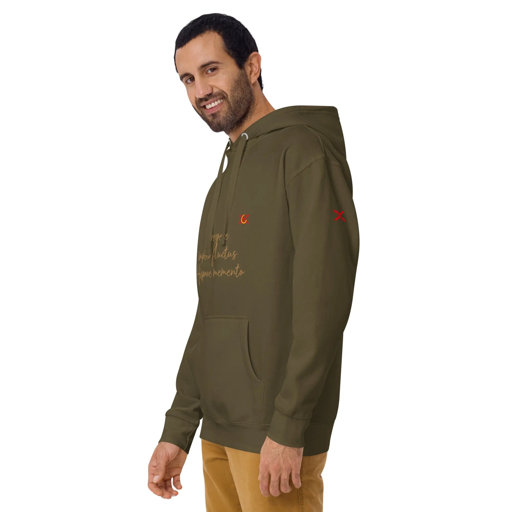 Comprar Sudadera Aspa de Borgoña capucha unisex Bandera España La Flamenca de Borgoña Patricia Muñoz VOX