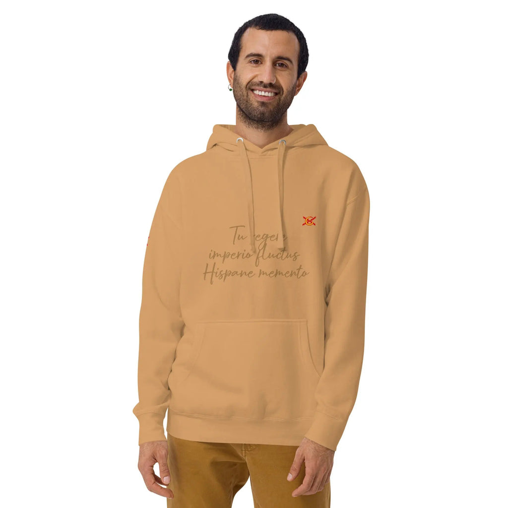 Comprar Sudadera Aspa de Borgoña capucha unisex Bandera España La Flamenca de Borgoña Patricia Muñoz VOX