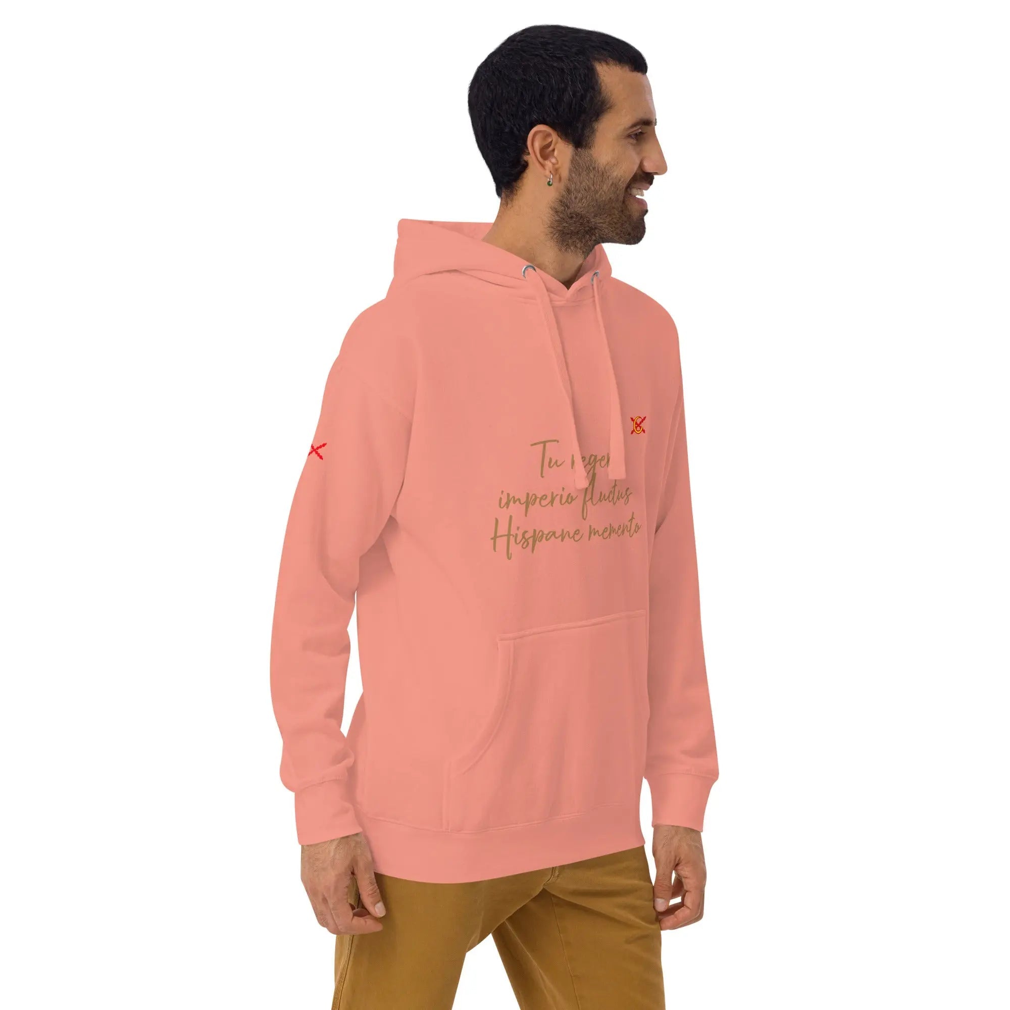 Comprar Sudadera Aspa de Borgoña capucha unisex Bandera España La Flamenca de Borgoña Patricia Muñoz VOX