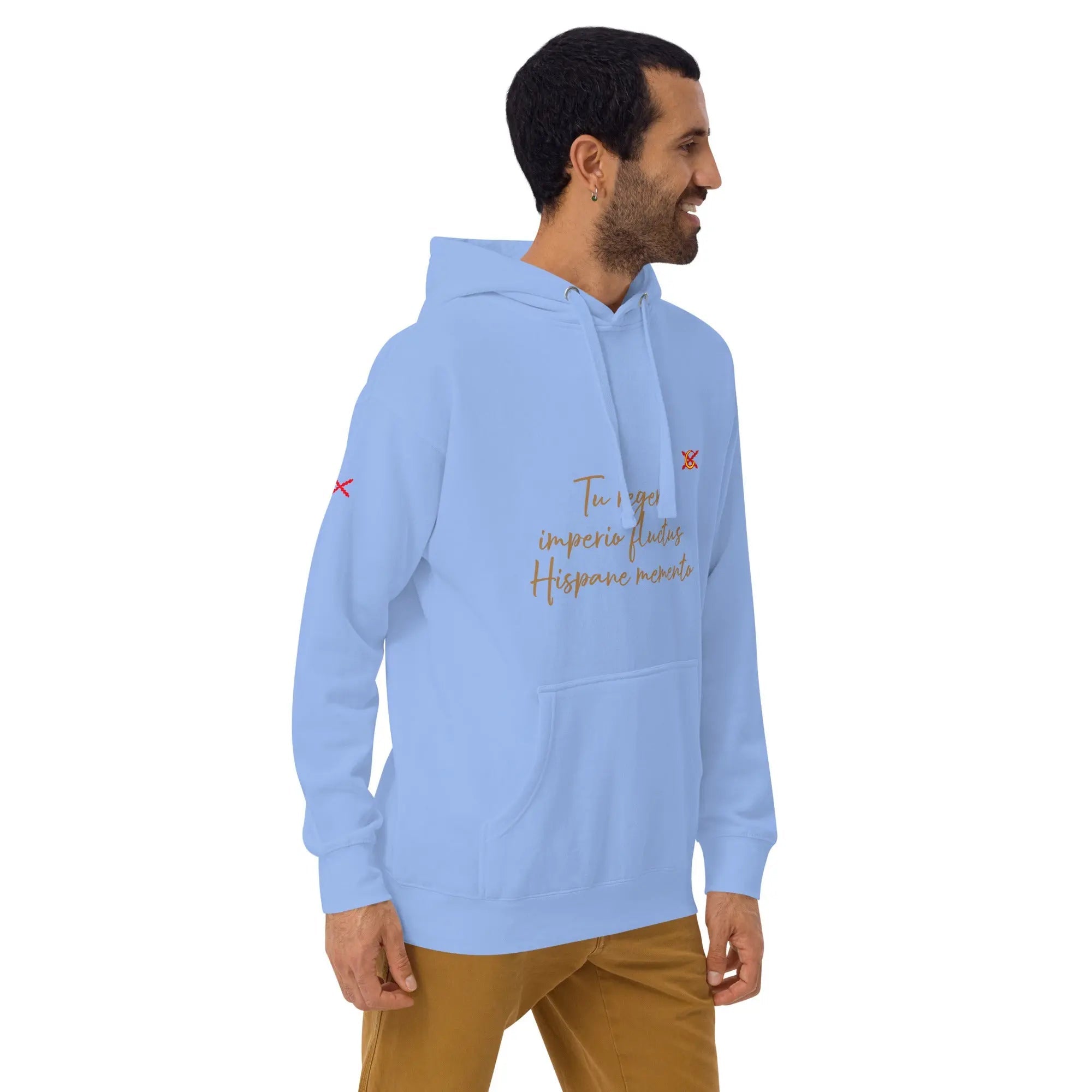 Comprar Sudadera Aspa de Borgoña capucha unisex Bandera España La Flamenca de Borgoña Patricia Muñoz VOX