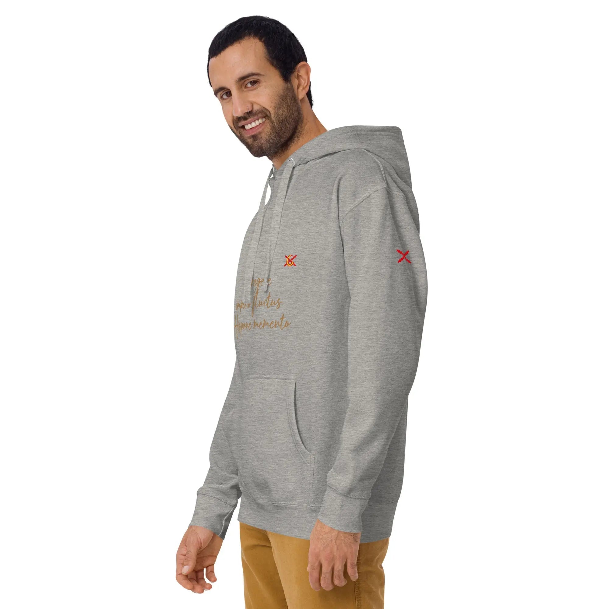 Comprar Sudadera Aspa de Borgoña capucha unisex Bandera España La Flamenca de Borgoña Patricia Muñoz VOX