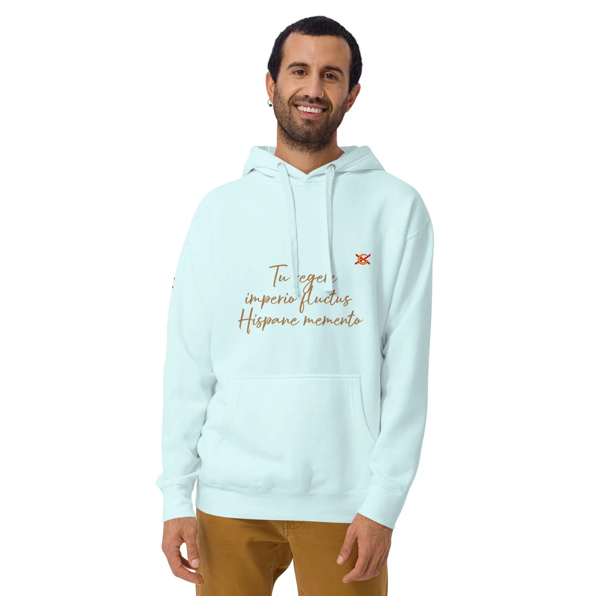 Comprar Sudadera Aspa de Borgoña capucha unisex Bandera España La Flamenca de Borgoña Patricia Muñoz VOX