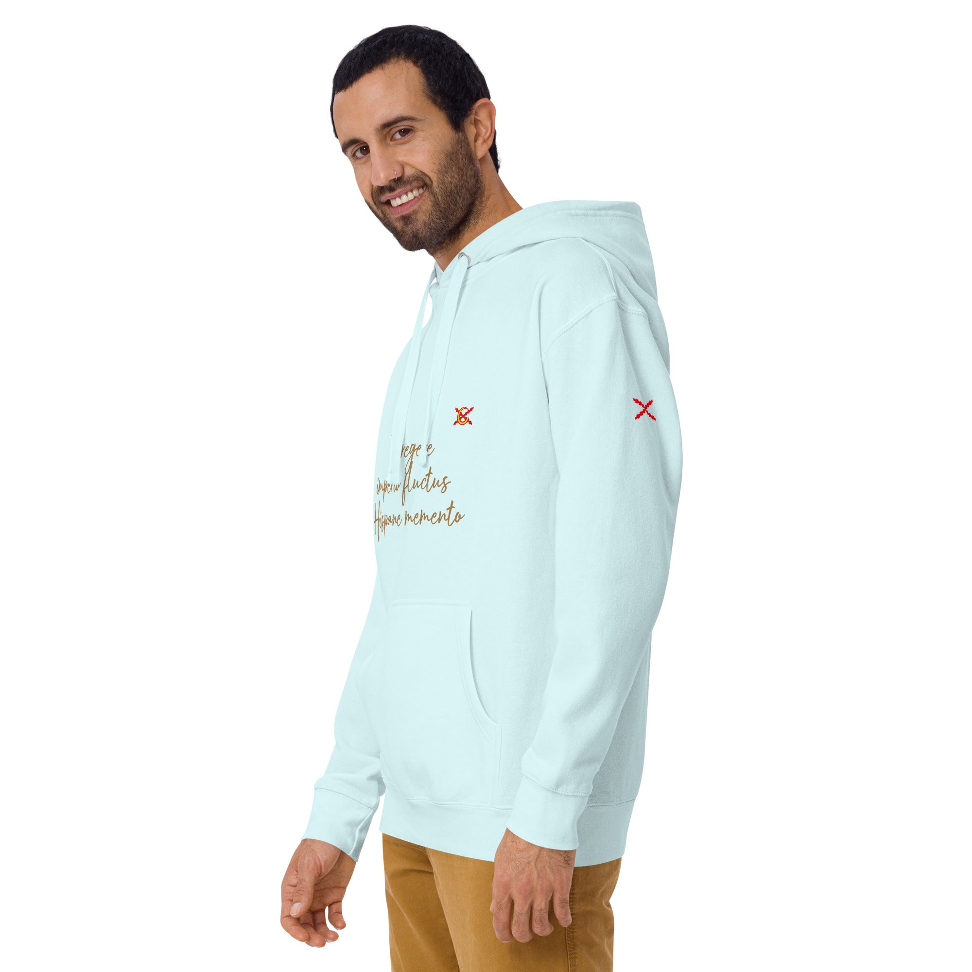 Comprar Sudadera Aspa de Borgoña capucha unisex Bandera España La Flamenca de Borgoña Patricia Muñoz VOX