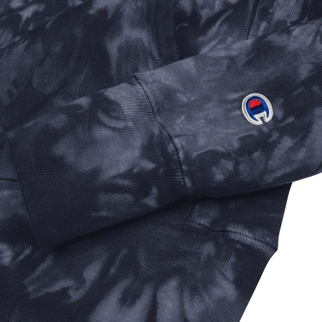 Comprar Sudadera Champion tie-dye unisex Cruz de Borgoña La Flamenca de Borgoña Bandera España
