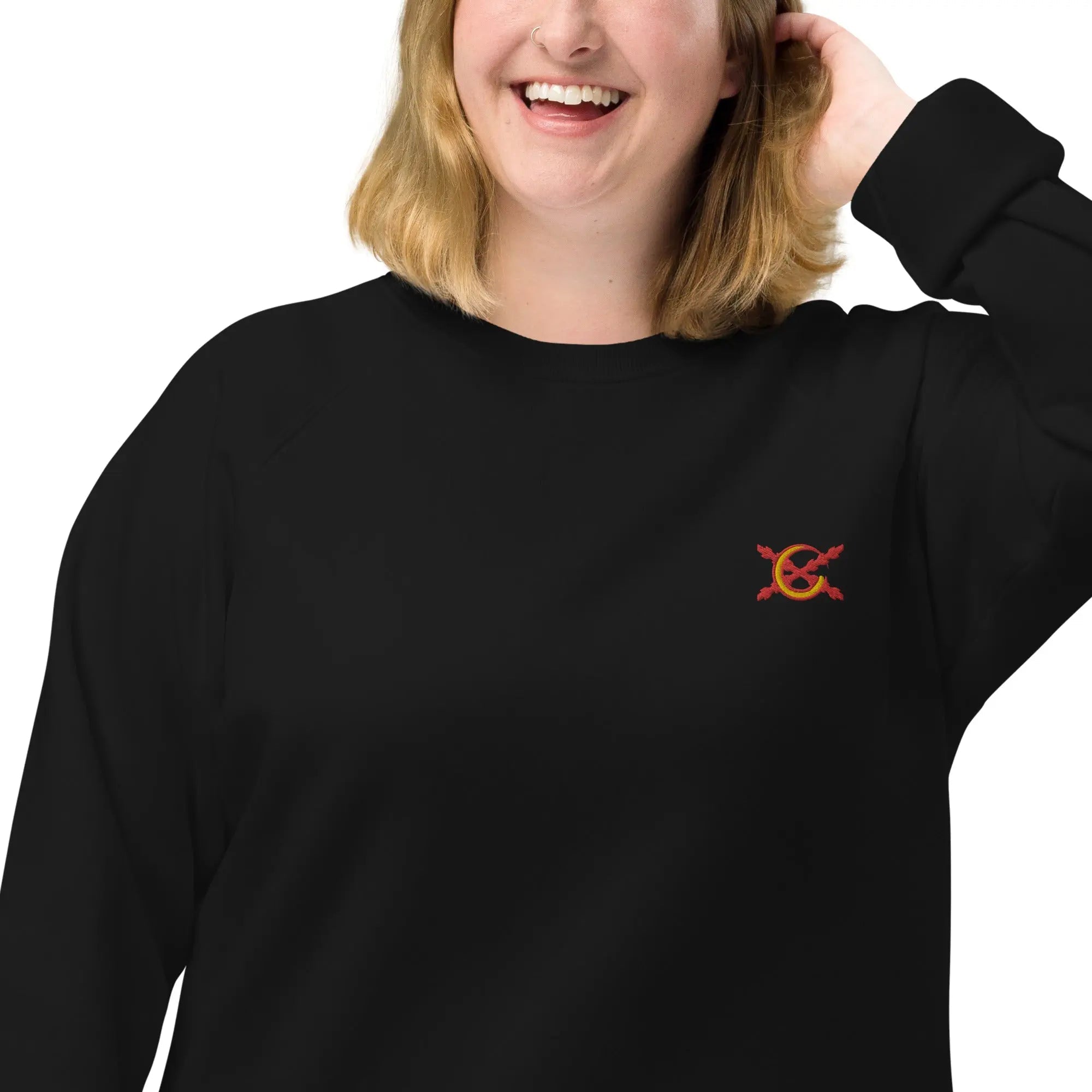 Comprar Sudadera Cruz de Borgoña unisex Bandera España La Flamenca de Borgoña Patricia Muñoz VOX
