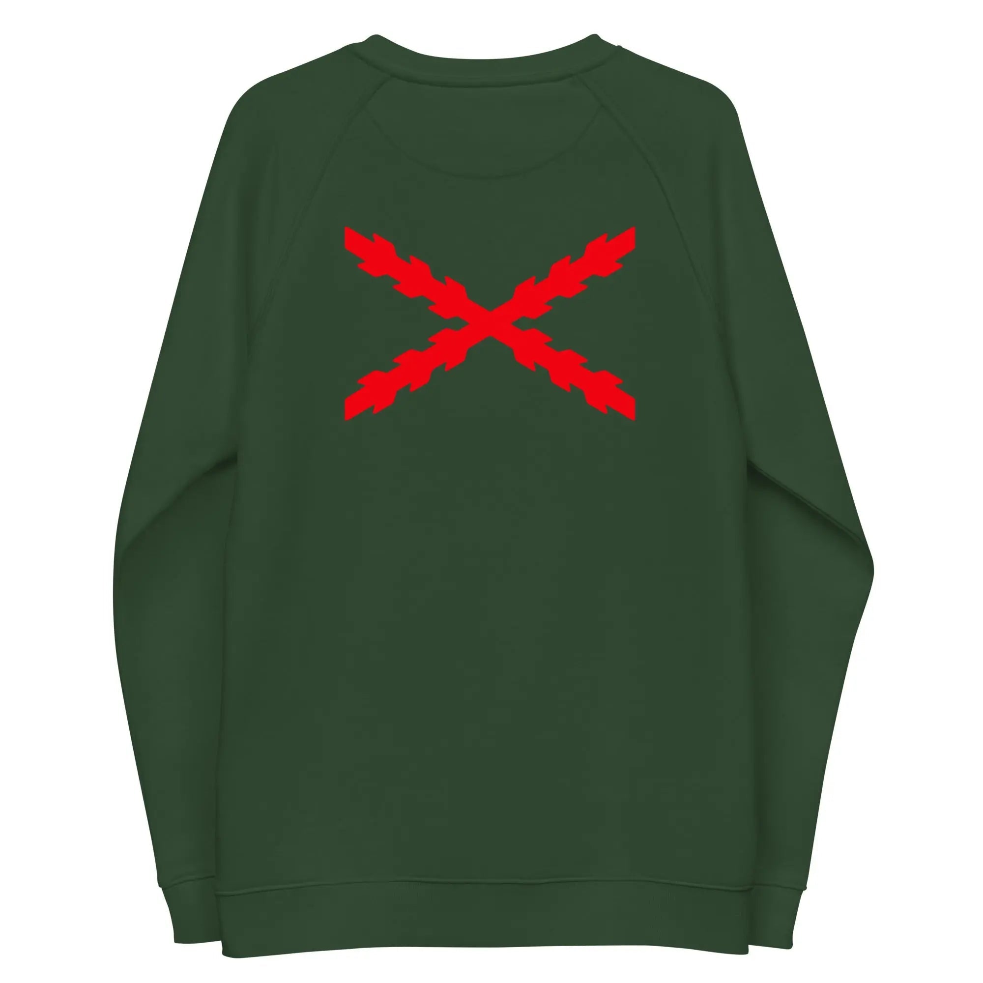 Comprar Sudadera Cruz de Borgoña unisex Bandera España La Flamenca de Borgoña Patricia Muñoz VOX