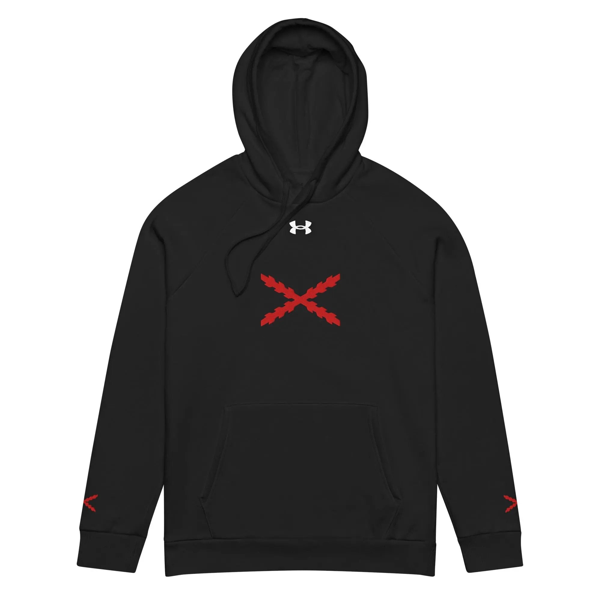 Comprar Sudadera con capucha Under Armour® Cruz de Borgoña La Flamenca de Borgoña Bandera España