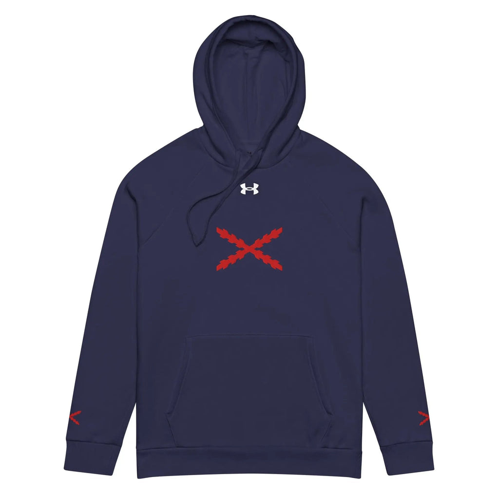 Comprar Sudadera con capucha Under Armour® Cruz de Borgoña La Flamenca de Borgoña Bandera España