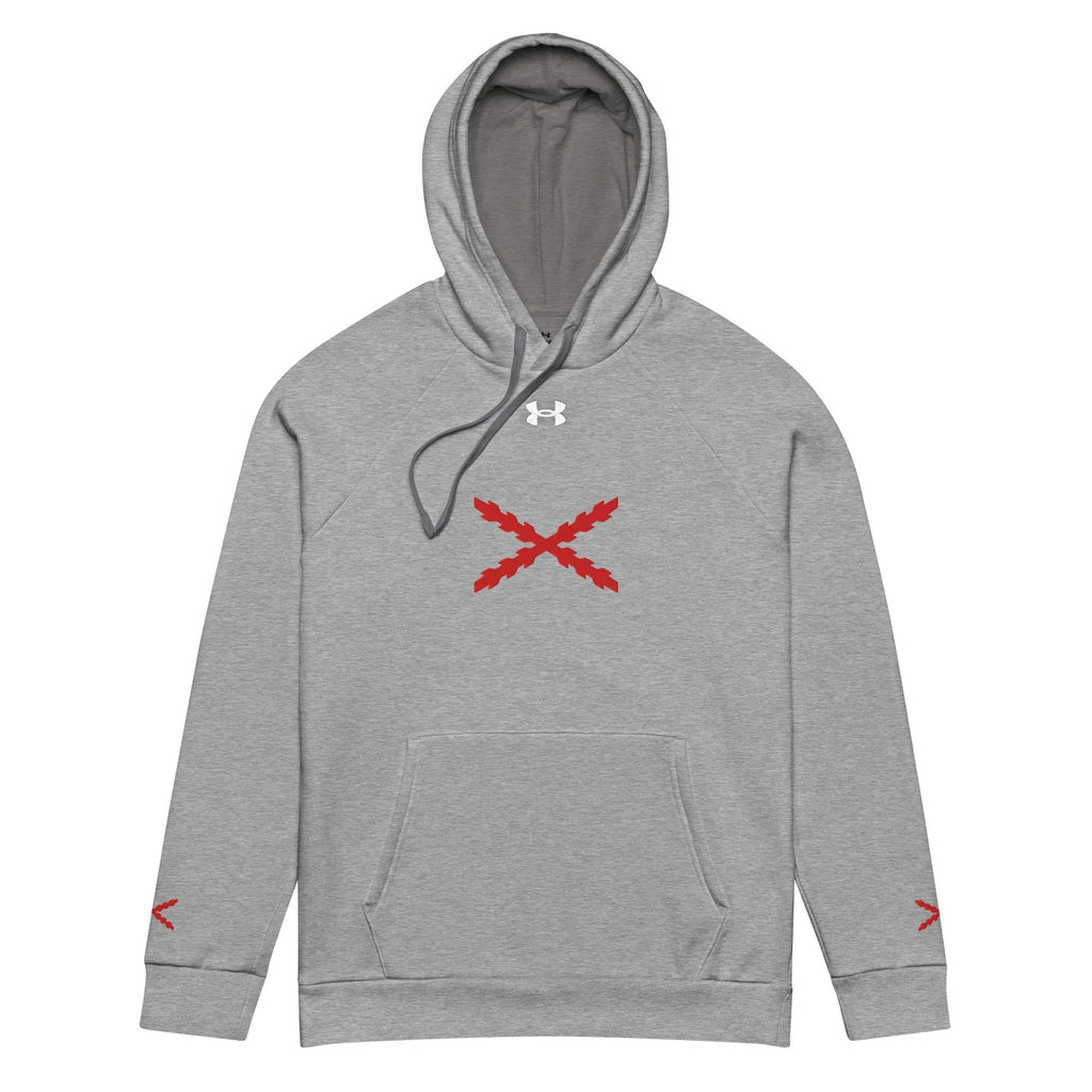 Comprar Sudadera con capucha Under Armour® Cruz de Borgoña La Flamenca de Borgoña Bandera España