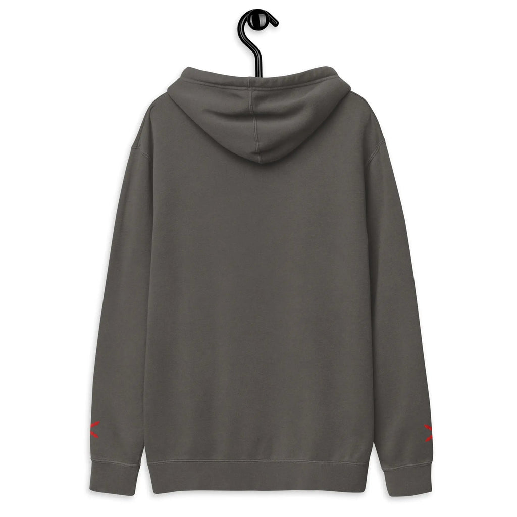 Comprar Sudadera con capucha teñida unisex Cruz de Borgoña La Flamenca de Borgoña Bandera España