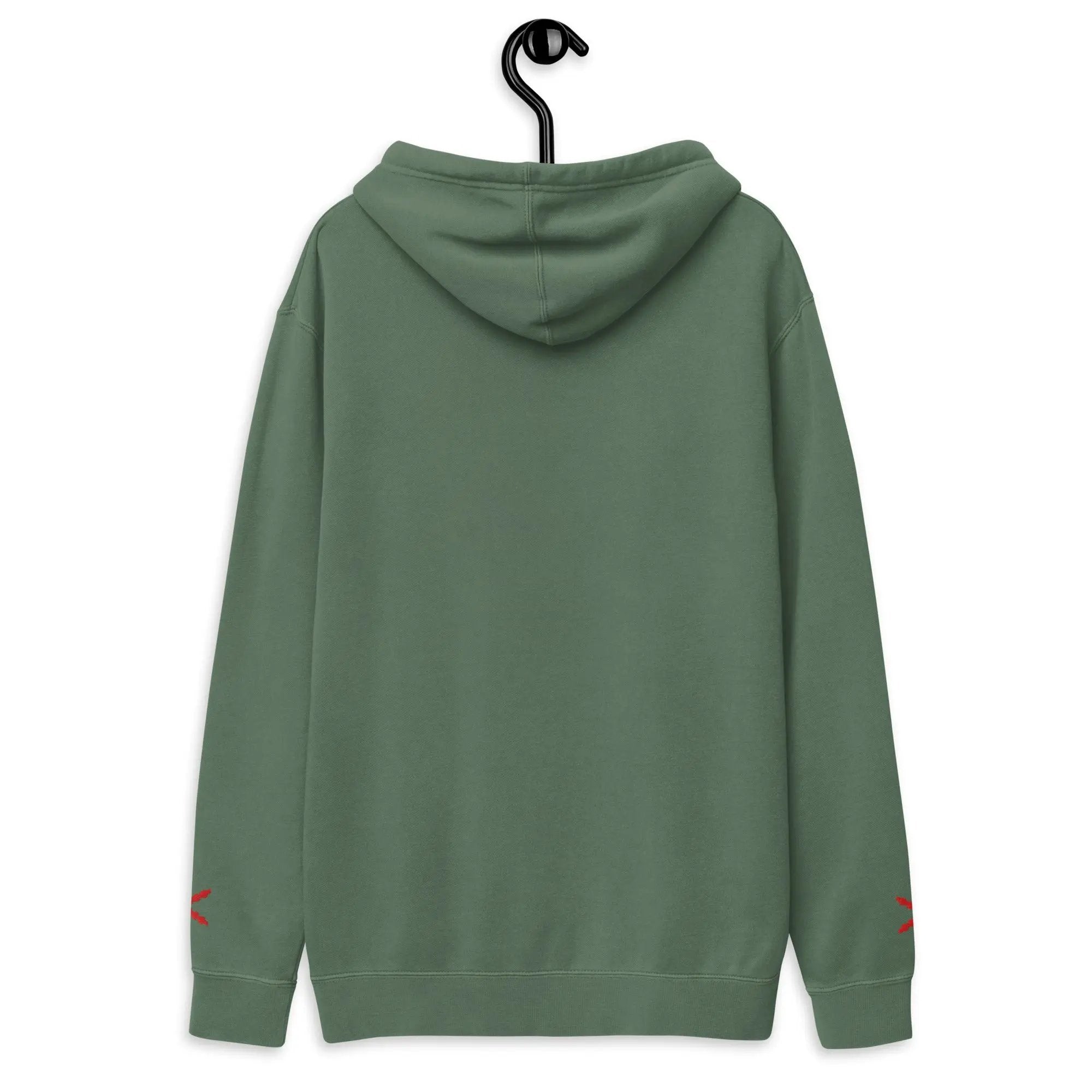 Comprar Sudadera con capucha teñida unisex Cruz de Borgoña La Flamenca de Borgoña Bandera España
