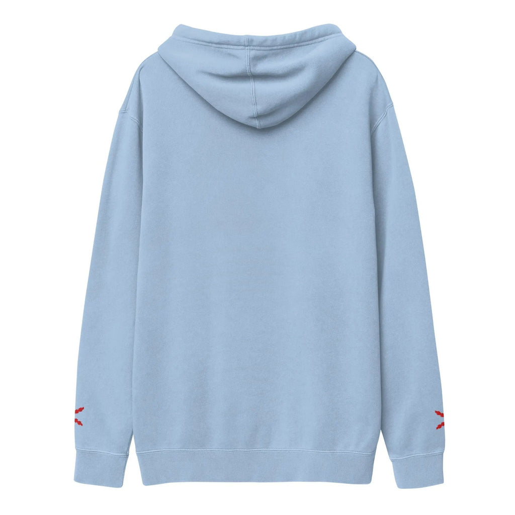 Comprar Sudadera con capucha teñida unisex Cruz de Borgoña La Flamenca de Borgoña Bandera España