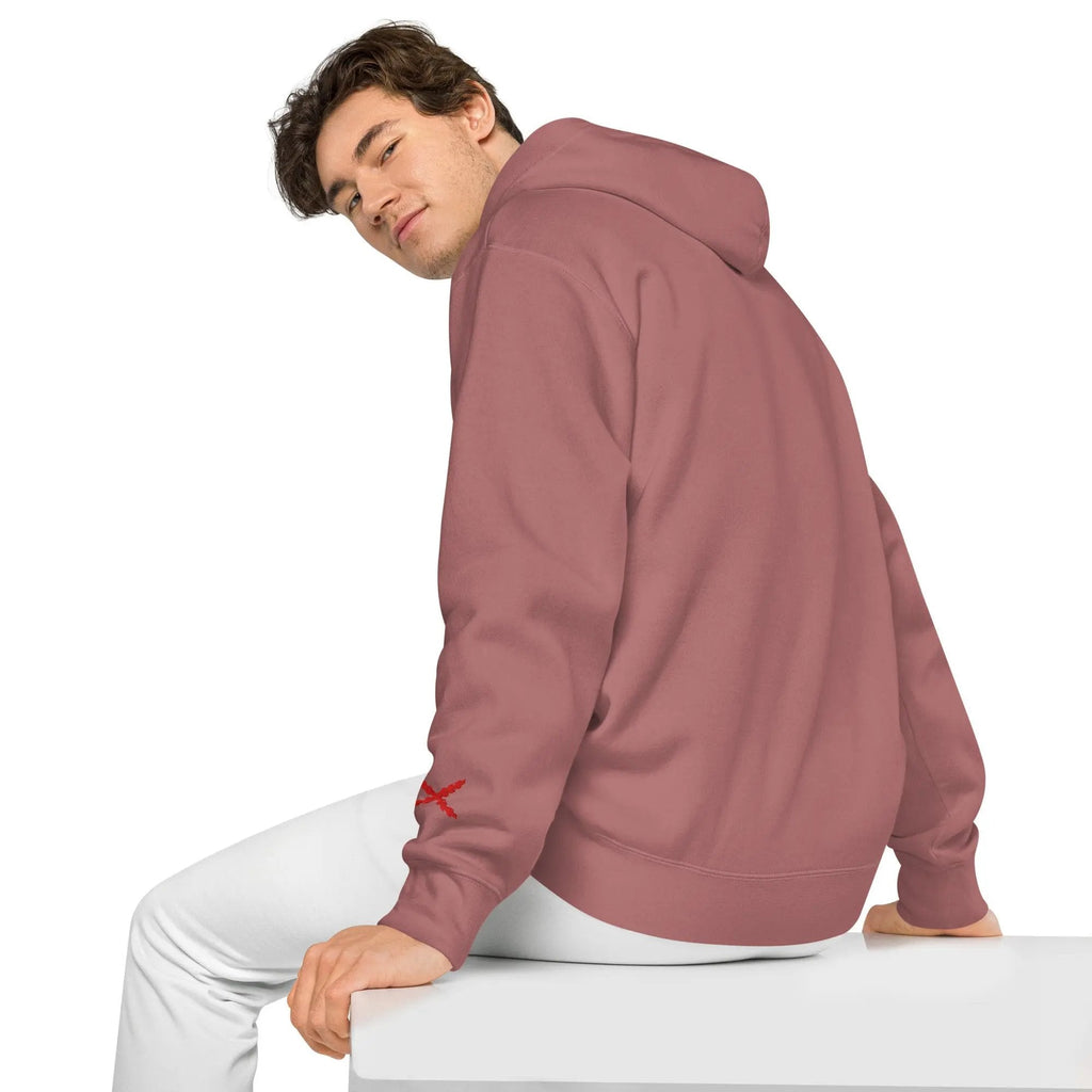 Comprar Sudadera con capucha teñida unisex Cruz de Borgoña La Flamenca de Borgoña Bandera España