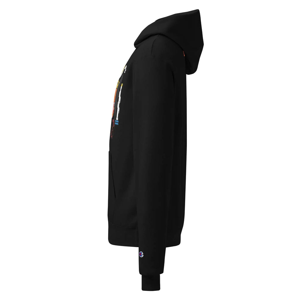 Comprar Sudadera con capucha unisex Champion Águila de San Juan Bandera España La Flamenca de Borgoña Patricia Muñoz VOX