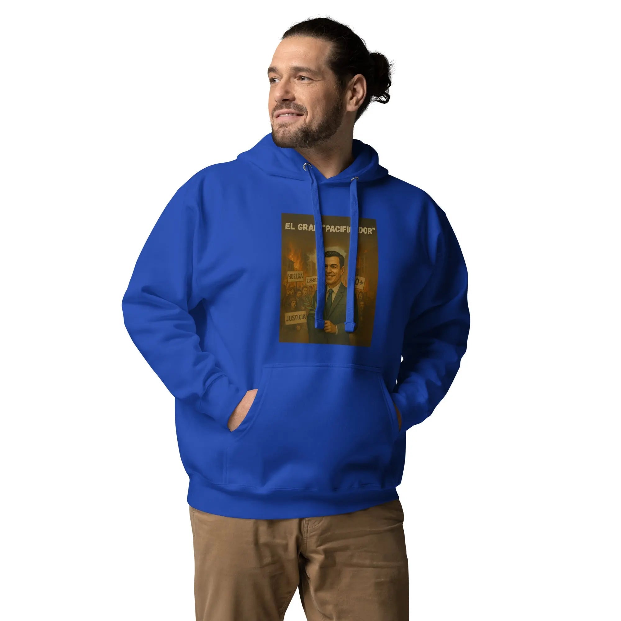 Comprar Sudadera con capucha unisex La Flamenca de Borgoña, Bandera de España, Cruz de Borgoña, Patricia Muñoz, VOX